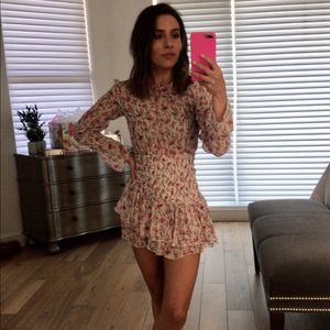 Mini floral dress